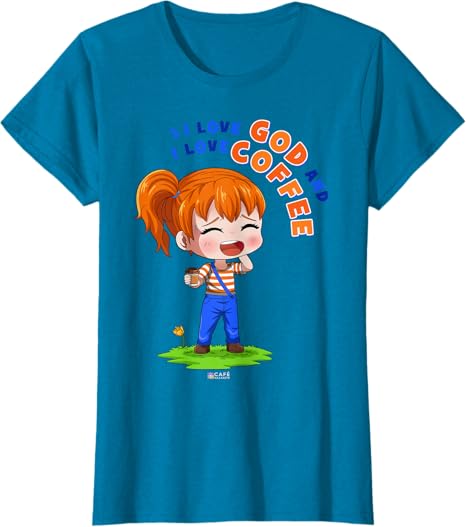 God and Coffee | Chibi T-Shirt God and Coffee | Chibi T-Shirt