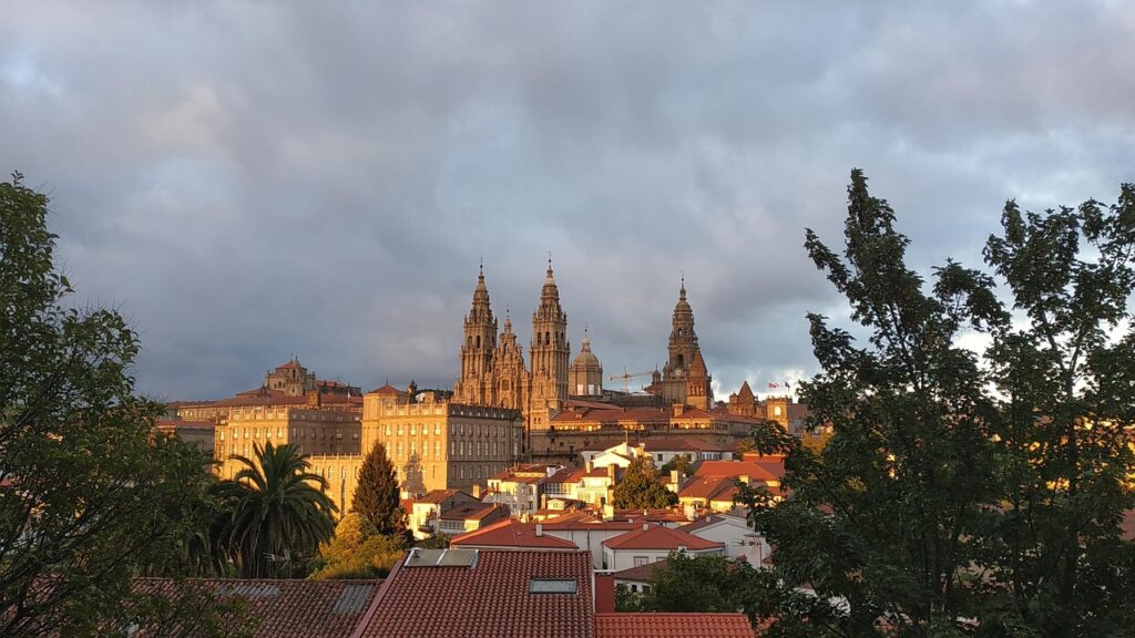 Cathedral of Santiago de Compostela: History, Legend & Camino Santiago de Compostela, landscape view